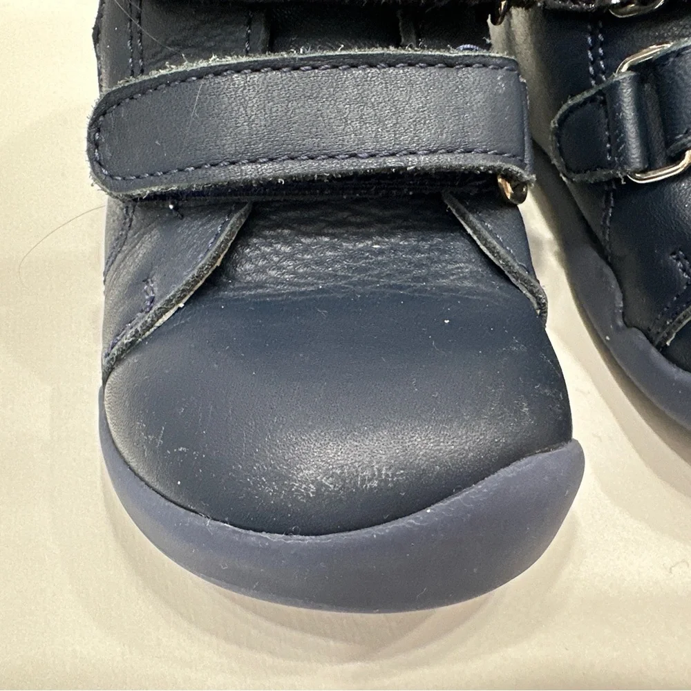 Kickers navy blue kids shoes. Size 22. US size 6. Great pre-owned condition.